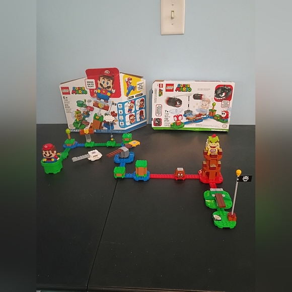 2 Lego Super Mario Building Sets with Interactive Features - Picture 3 of 7